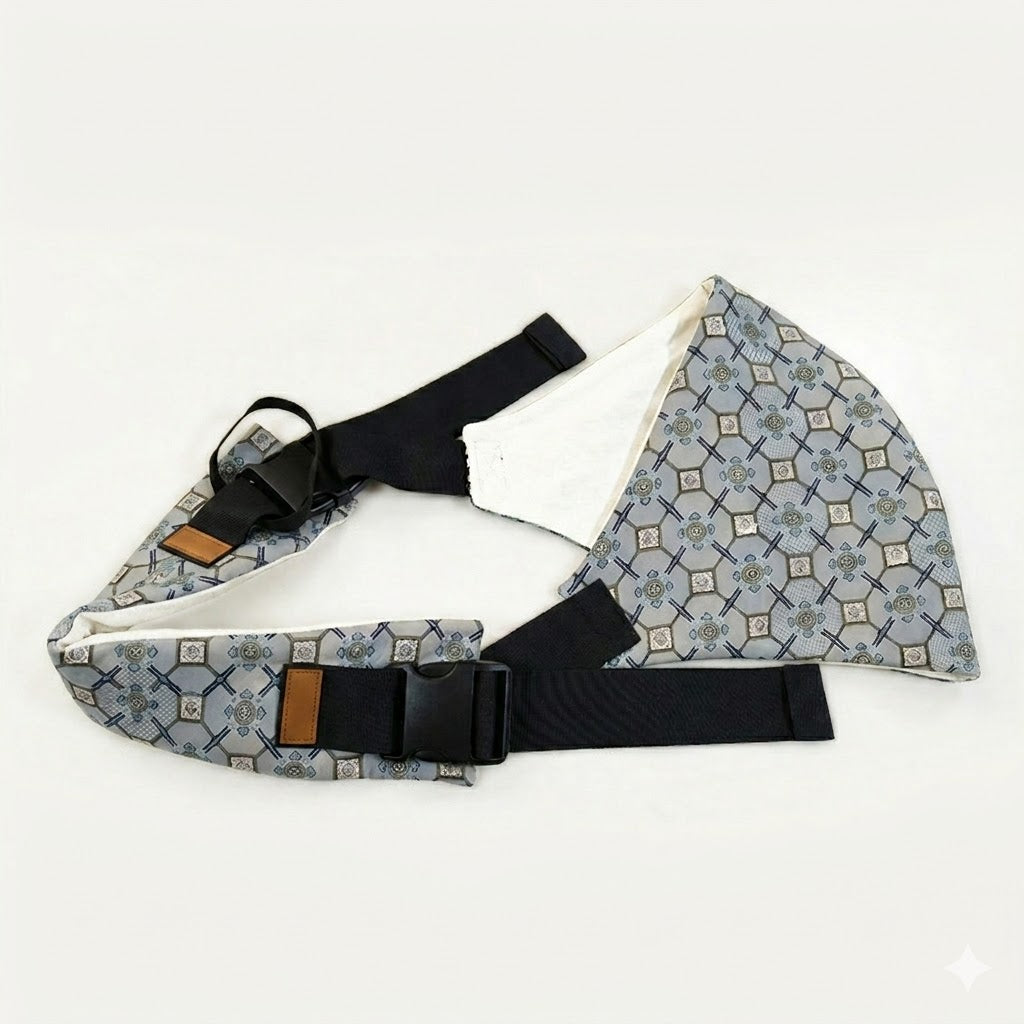 Porte-Bébé d'Épaule Physiologique – Motif Bleu Marine