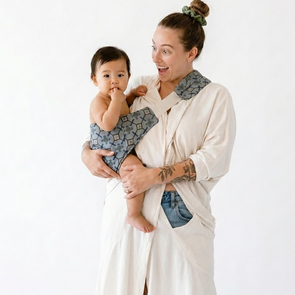 Porte-Bébé hanche – Motif bleu marine