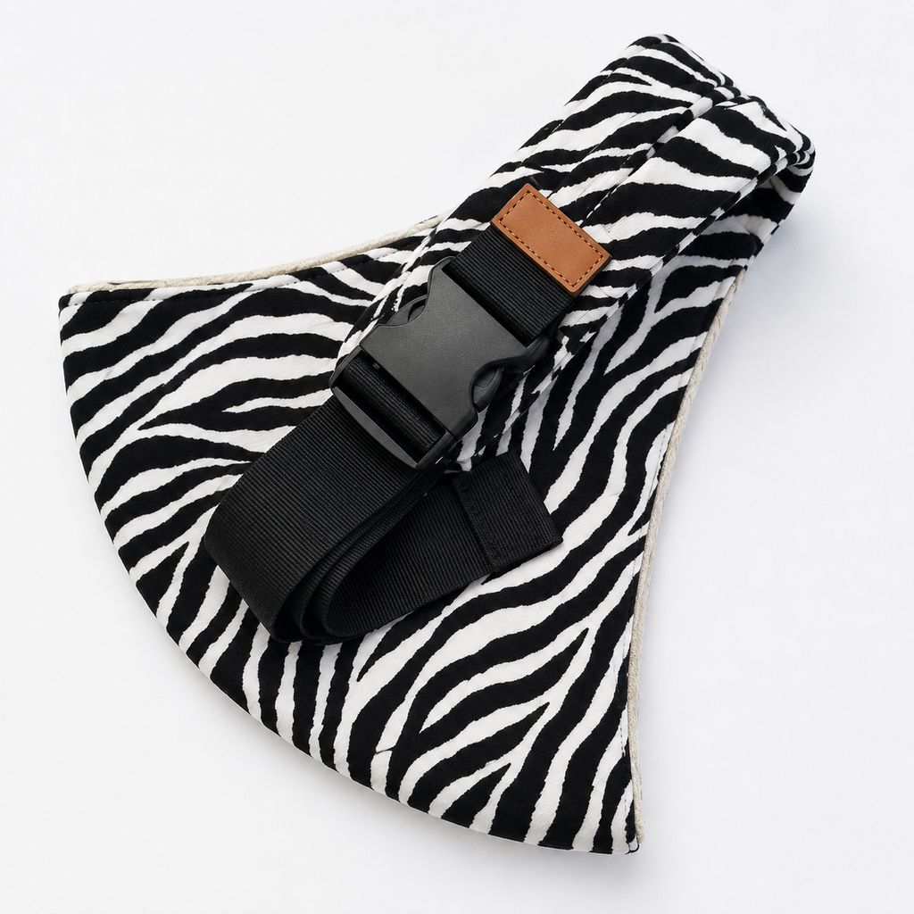 Porte-Bébé hanche – Motif zèbre Noir et Blanc