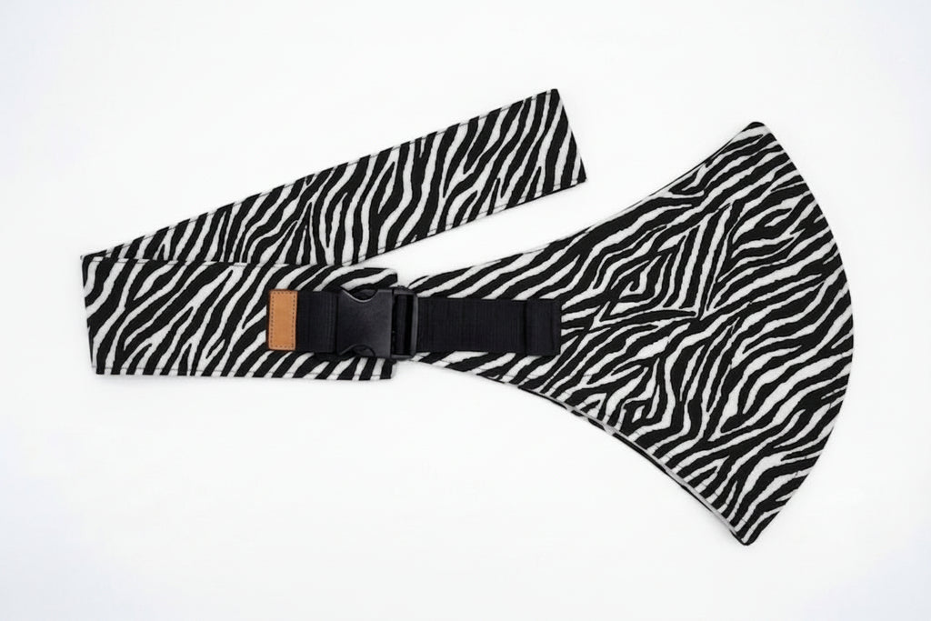 Porte-Bébé hanche – Motif zèbre Noir et Blanc