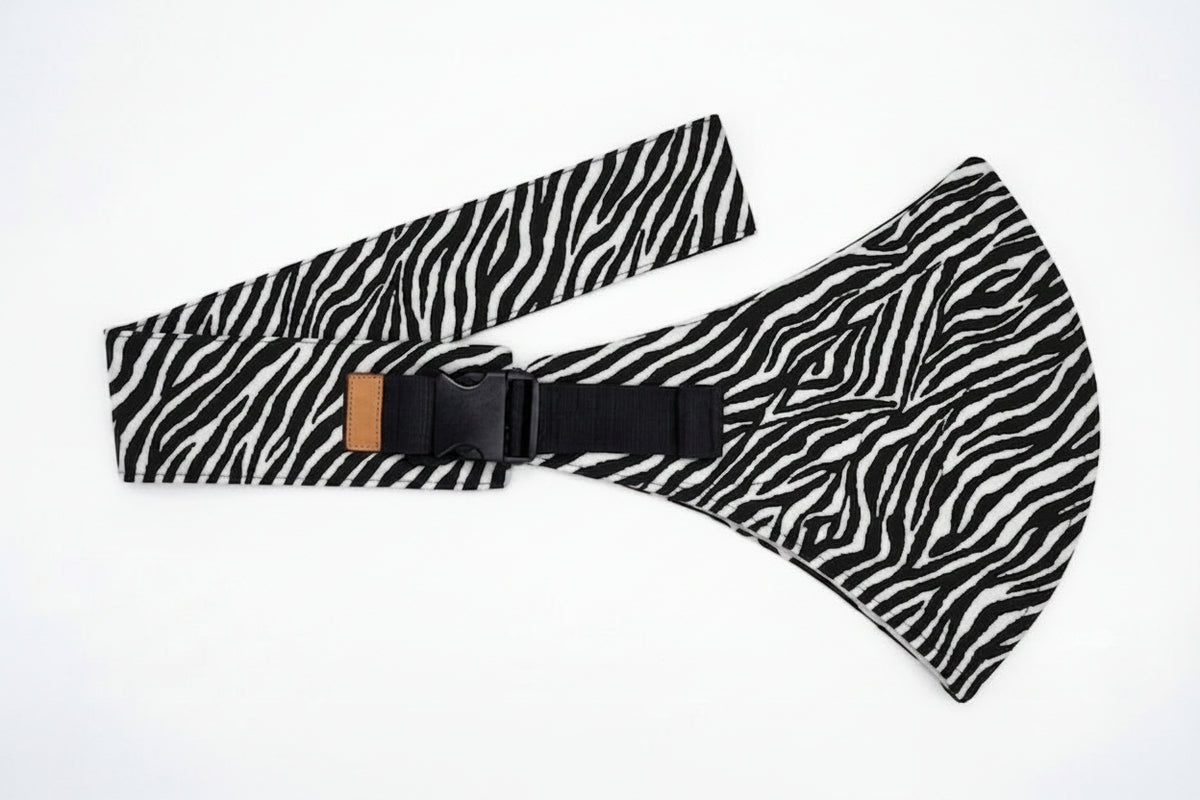 Porte-Bébé hanche – Motif zèbre Noir et Blanc