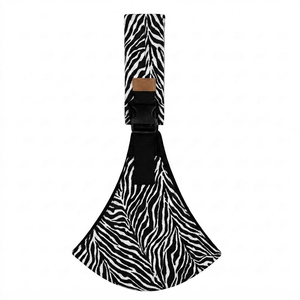 Porte-Bébé hanche – Motif zèbre Noir et Blanc