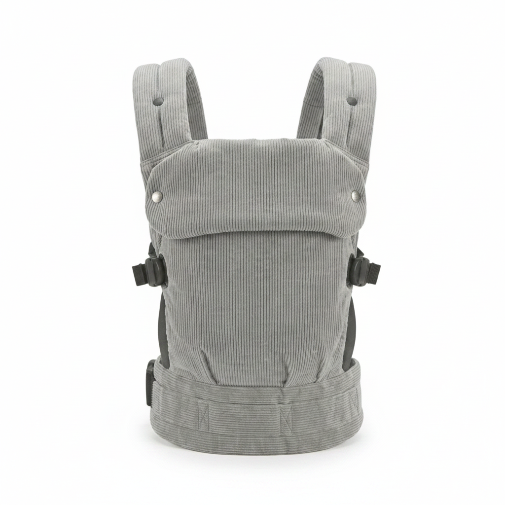 Porte-Bébé Évolutif Ajustable – Gris Clair