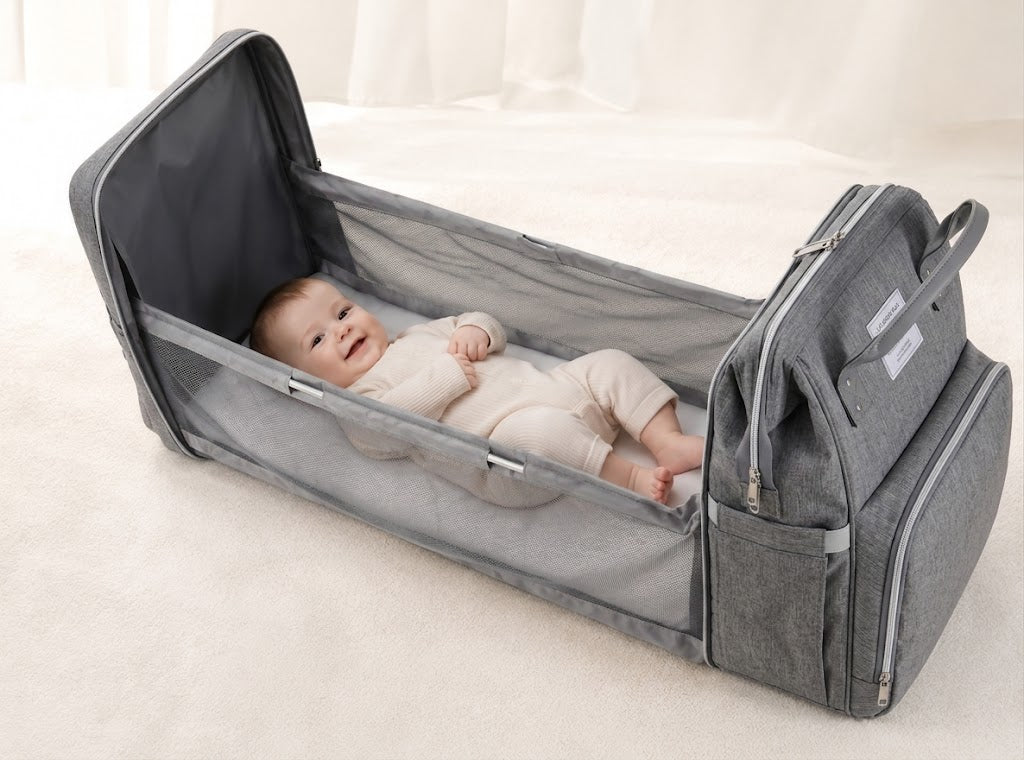 Sac à dos à Langer LIVING TRAVELING SHARE – Gris
