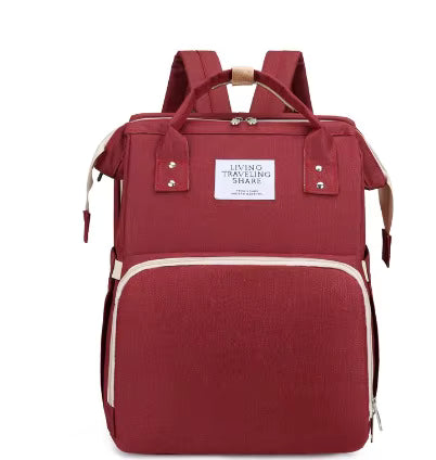Sac à dos à Langer LIVING TRAVELING SHARE – Rouge
