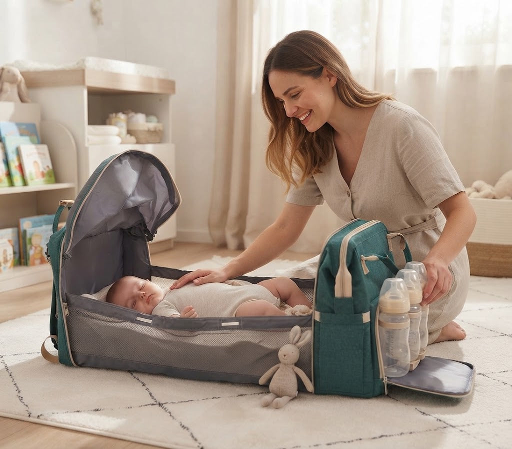 Sac à dos à Langer LIVING TRAVELING SHARE – Bleu