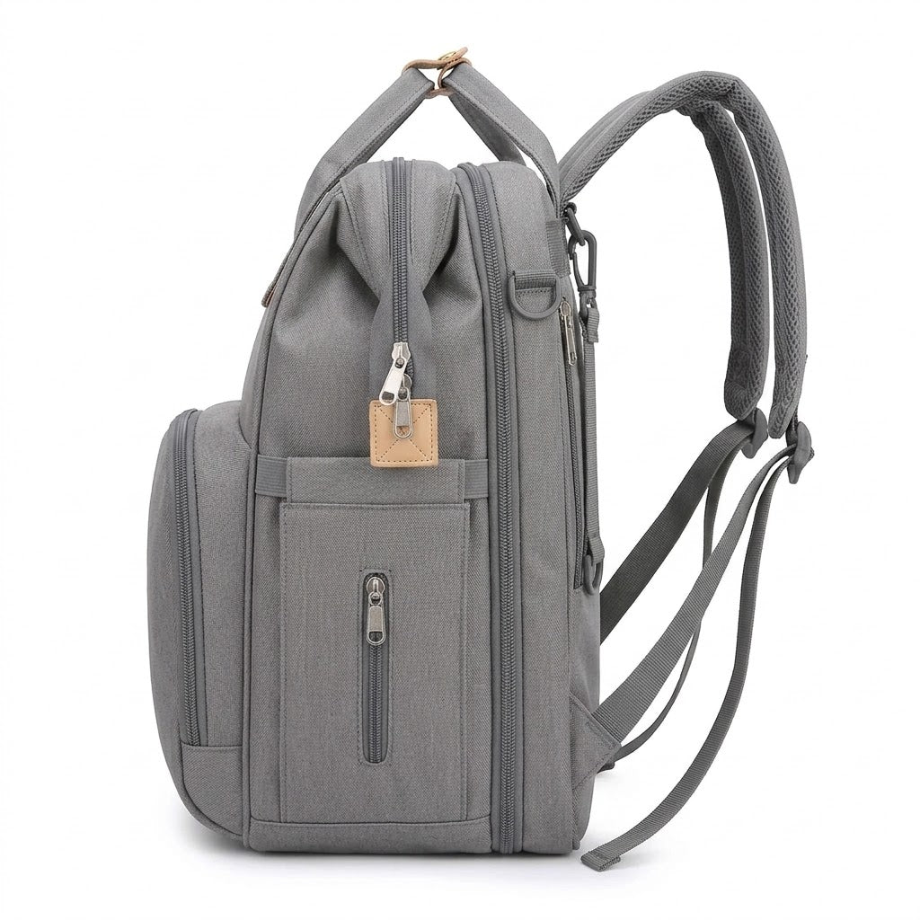 Sac à dos à Langer LIVING TRAVELING SHARE – Gris