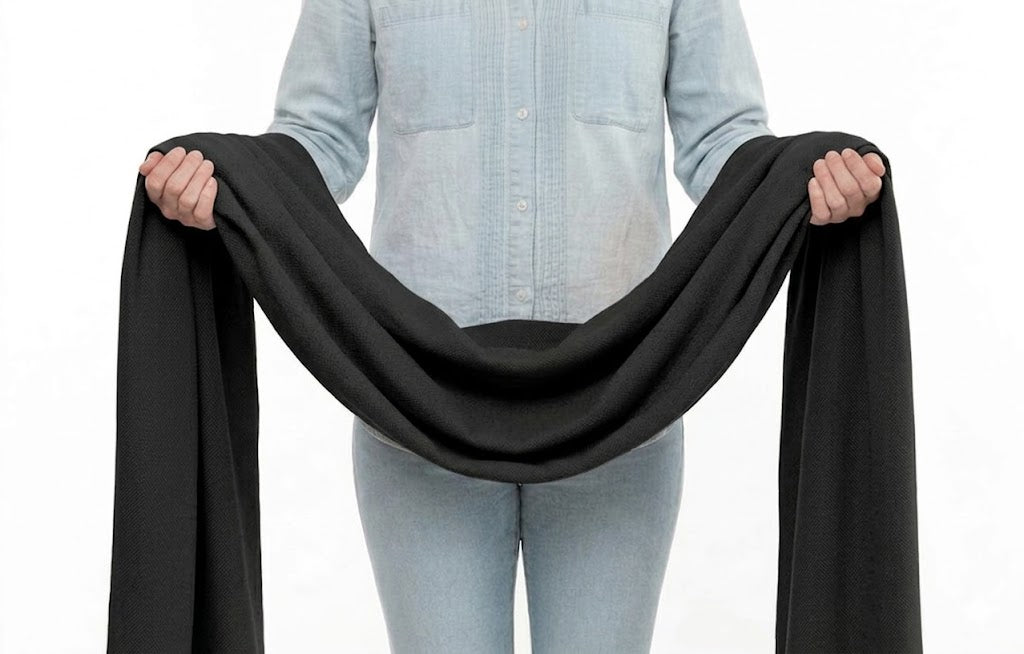 Écharpe de Portage Ventrale Physiologique – Noir