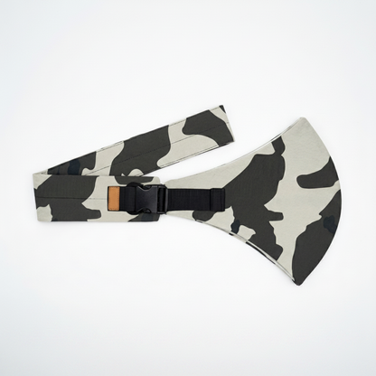Porte-Bébé d'Épaule Physiologique – Motif Vache Gris et Blanc