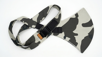 Porte-Bébé d'Épaule Physiologique – Motif Vache Gris et Blanc