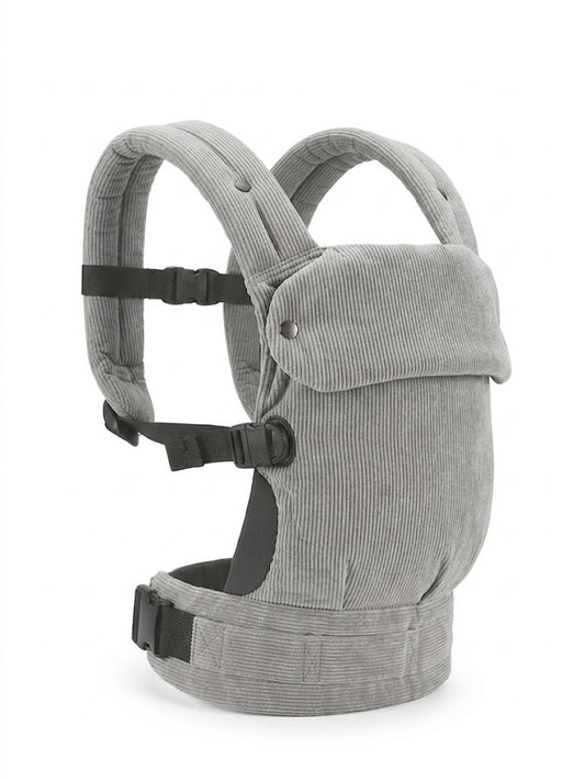 Porte-Bébé Évolutif Ajustable – Gris Clair