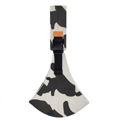 Porte-Bébé d'Épaule Physiologique – Motif Vache Gris et Blanc