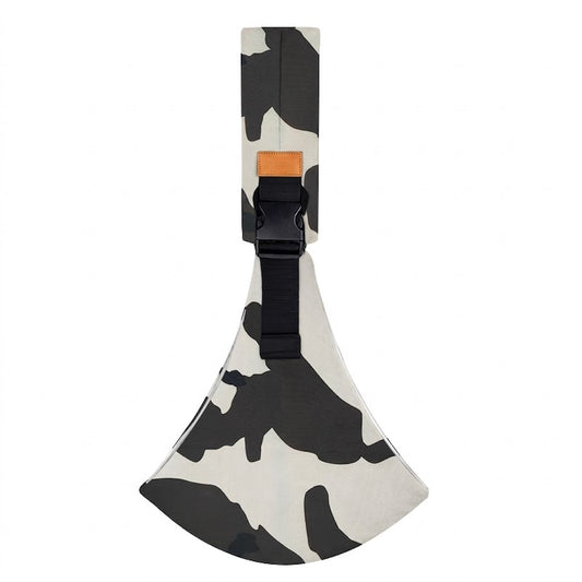 Porte-Bébé d'Épaule Physiologique – Motif Vache Gris et Blanc