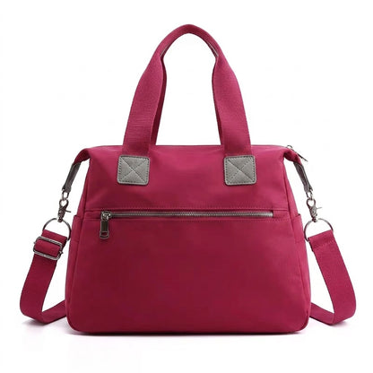 Sac à Langer Rose Framboise Imperméable en Nylon - Grand Format
