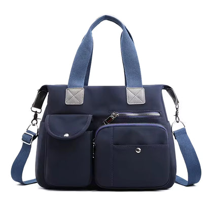 Sac à Langer Bleu Marine Imperméable en Nylon - Grand Format