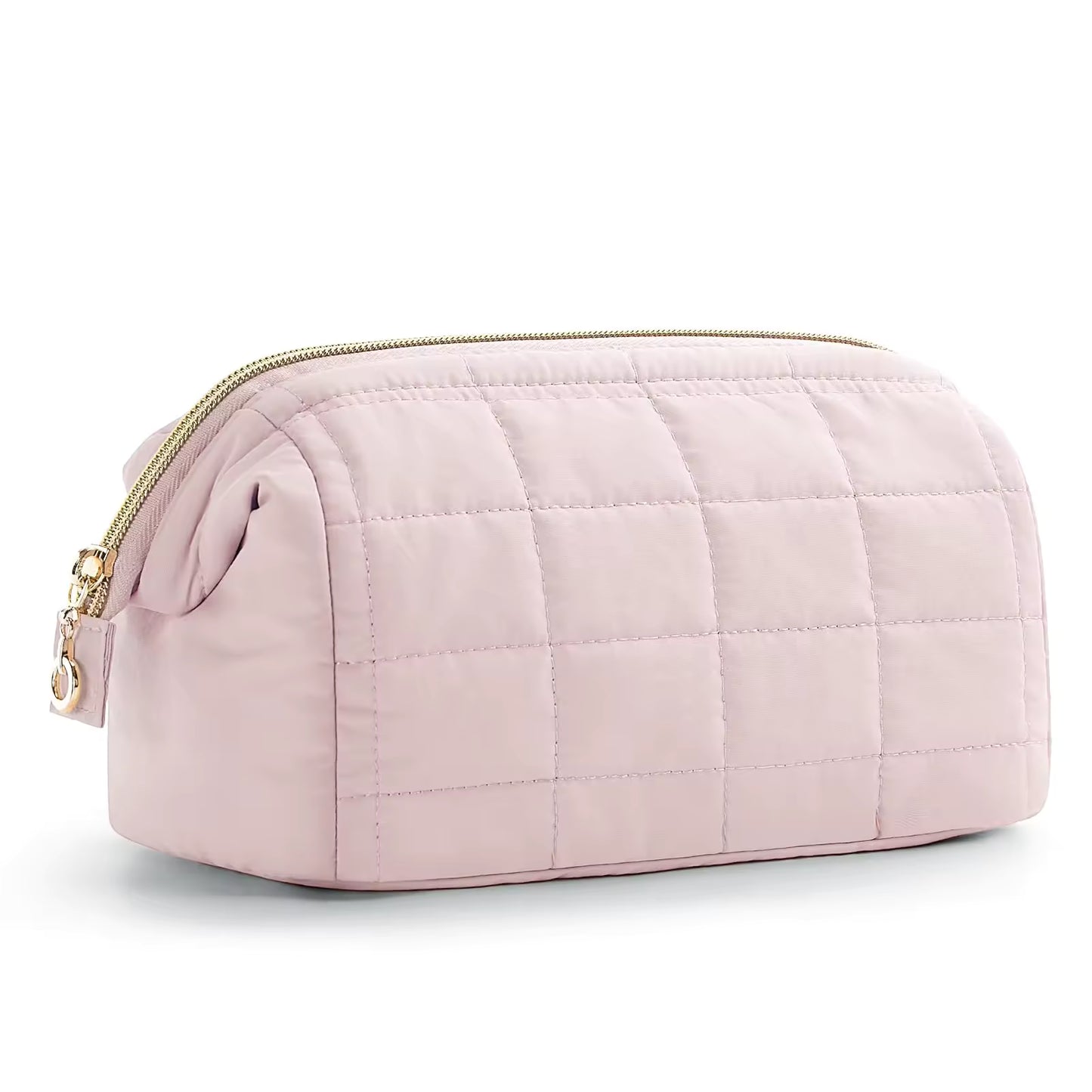 Trousse de Toilette Rose Brodée en Polyester
