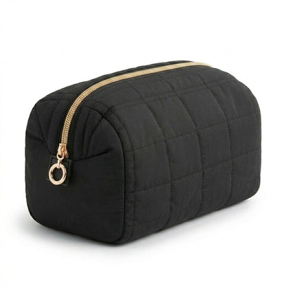 Trousse de Toilette Noir Brodée en Polyester