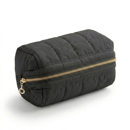 Trousse de Toilette Noir Brodée en Polyester